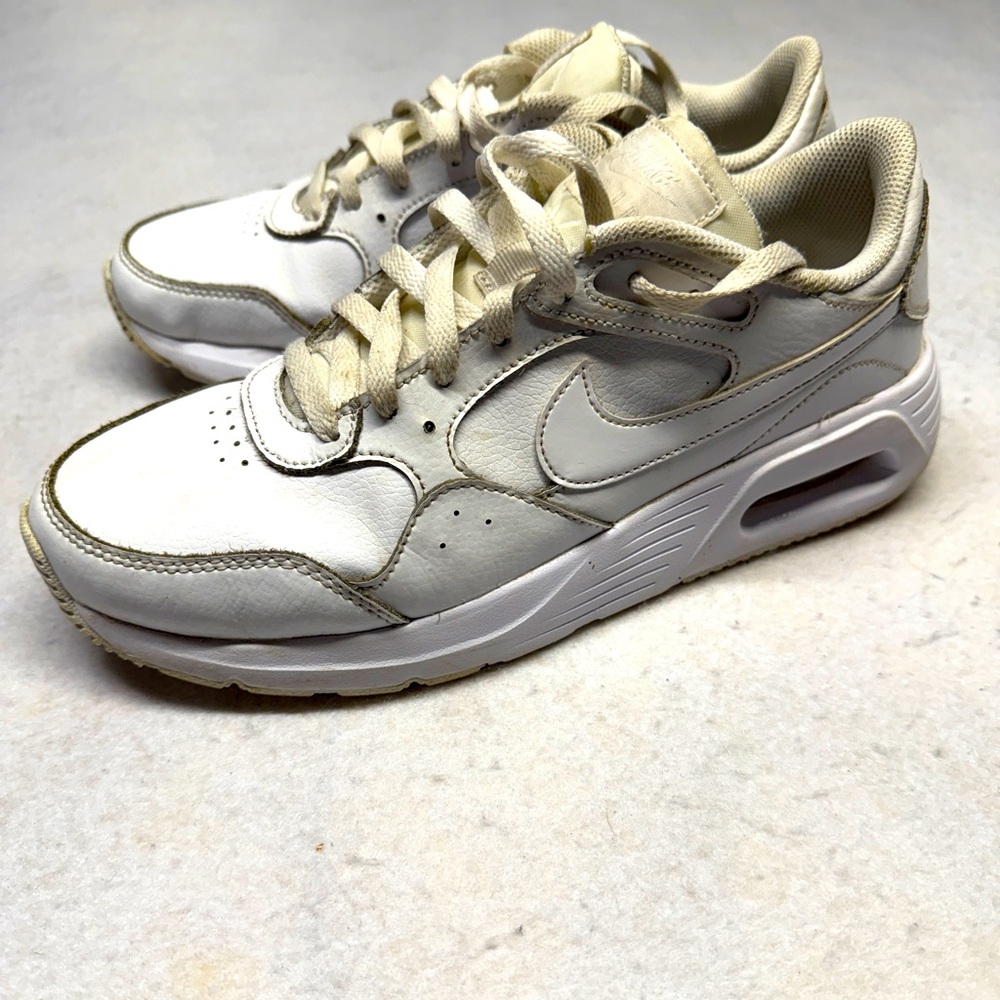 Nike Air Max Leather SC Triple White Men’s‎ Size 8